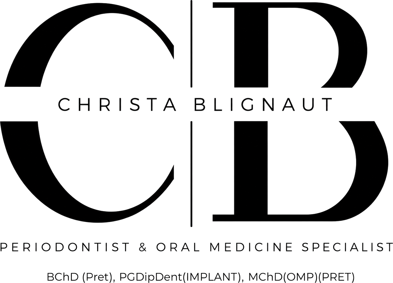 Dr. Christa Blignaut, Periodontist logo